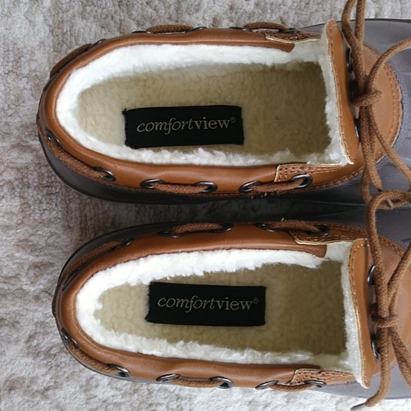 Comfortview The Storm All Weather Waterproof Shoe 7M Brown - Picture 12 of 16